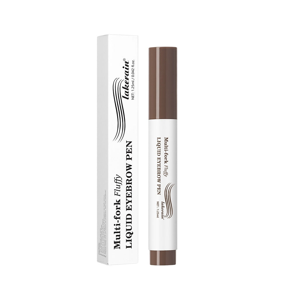 Multi-fork Plush Water Eyebrow Pencil Waterproof And Durable