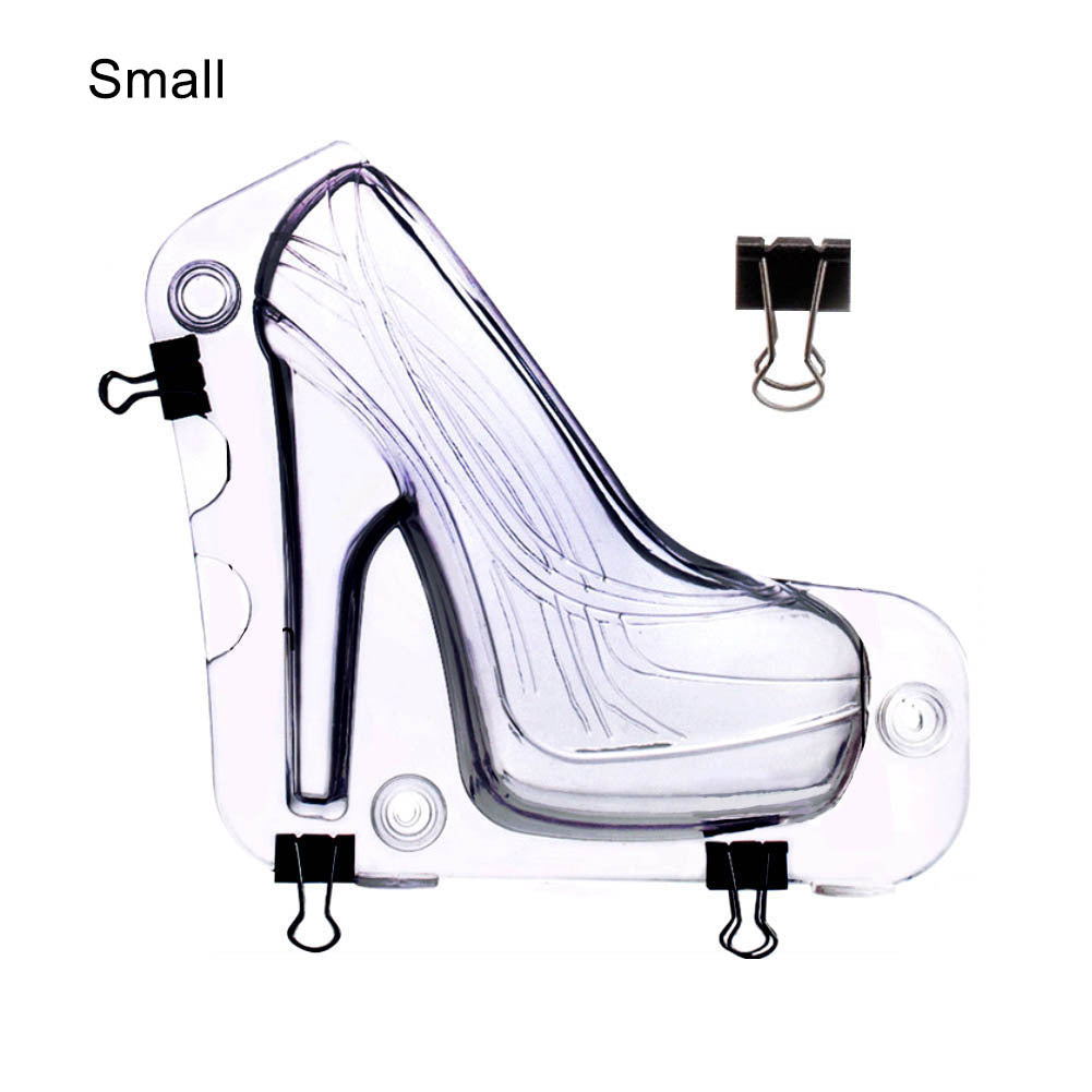 Transparent Food Grade Plastic Chocolate Mold For Women's High Heels