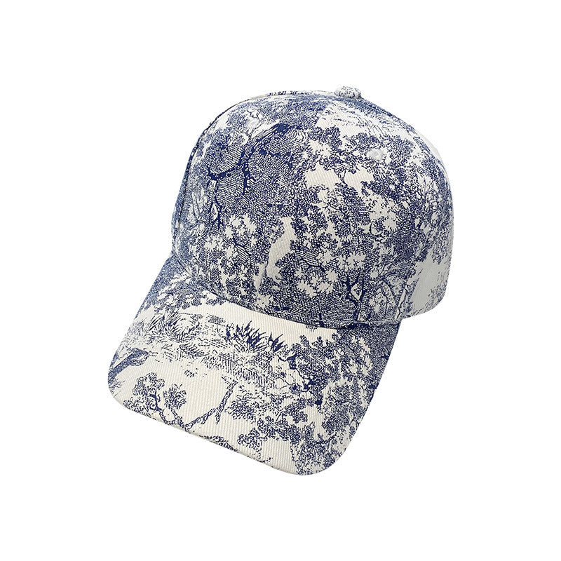 Baseball All-matching Printed Peaked Cap