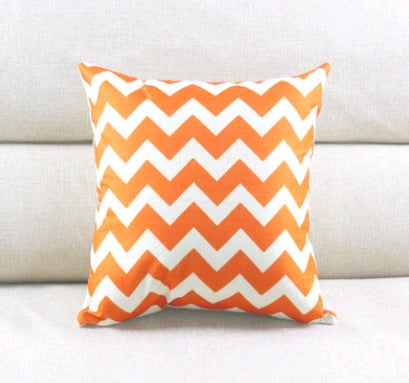 Linen striped hug pillowcase wave pattern cushion bag