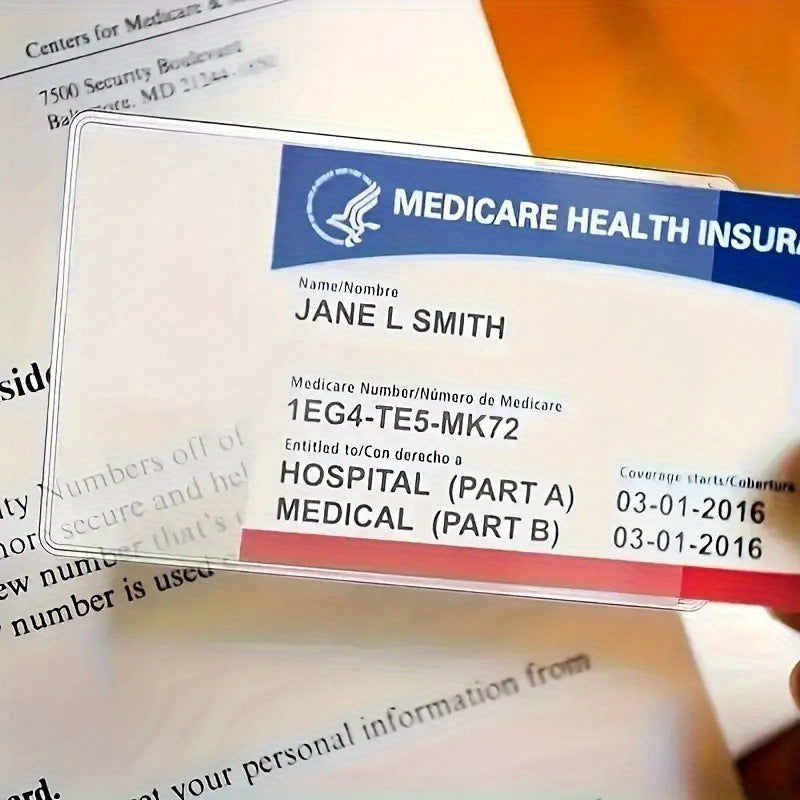 Frosted Transparent Anti-degaussing Bank Card Holder Member ID Card