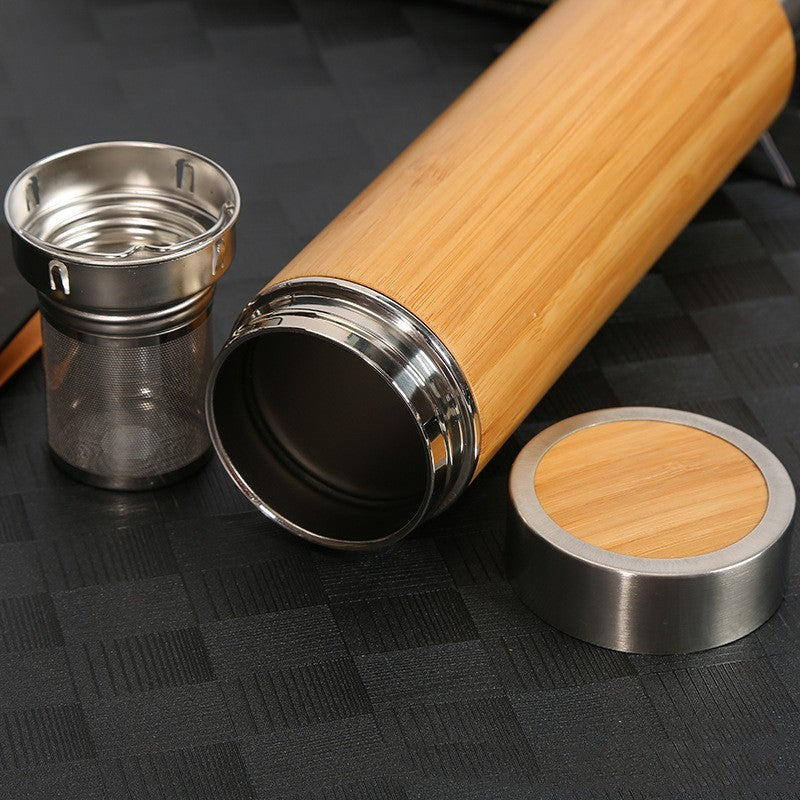 Bamboo Stainless Steel Insulated Bamboo Water Cup