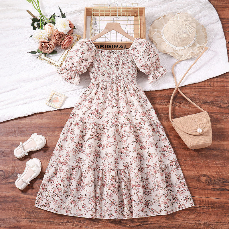 Medium And Large Children's Clothing European And American Girls Dress Western Princess Style