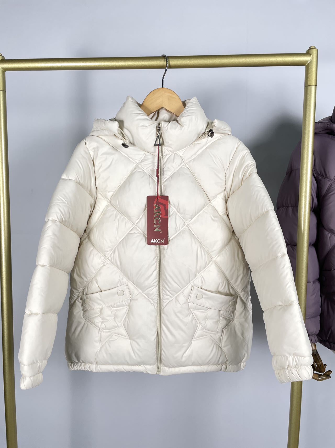 Women's Stand Collar Loose Autumn And Winter Warm Coat