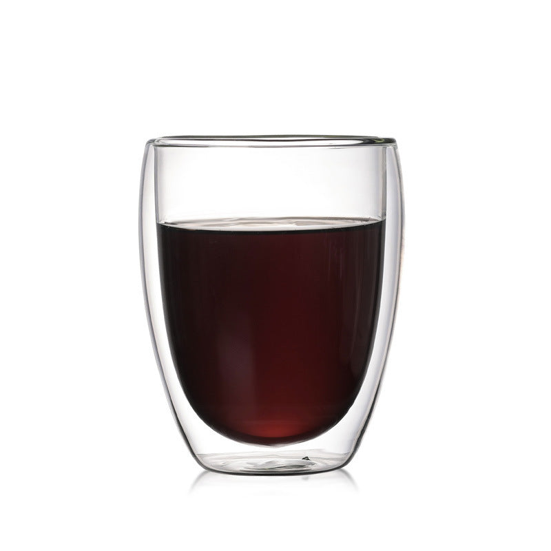New 6Pcs Double shot Glass double Wall Espresso