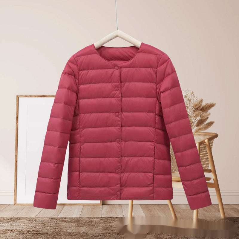 Short Autumn And Winter Lightweight Cotton-padded Jacket Women