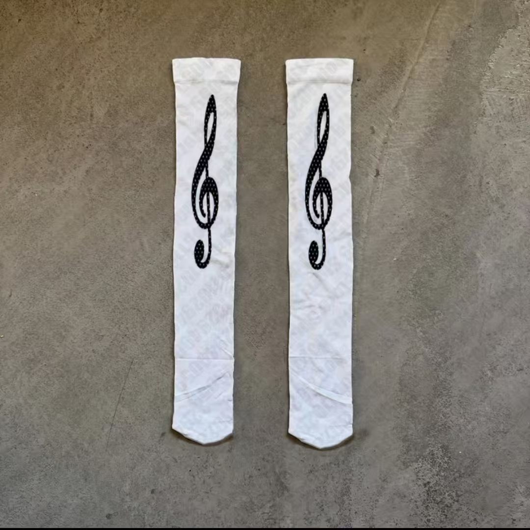 Printed Socks For Women Over The Knee Tube Socks