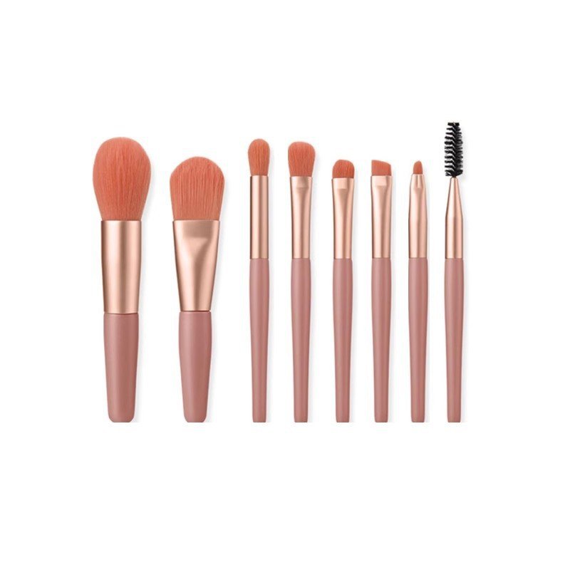 8 PCs Makeup Brushes Suit Portable Beauty Tools - Eshtree