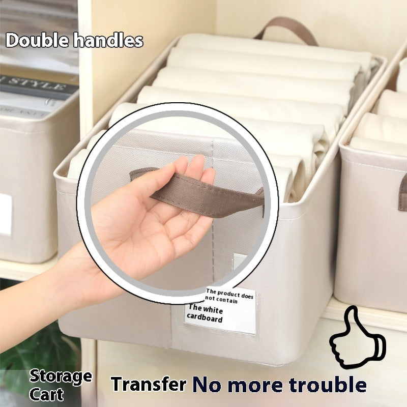 Morandi Clothing Storage Basket Finisher Household Fabrics