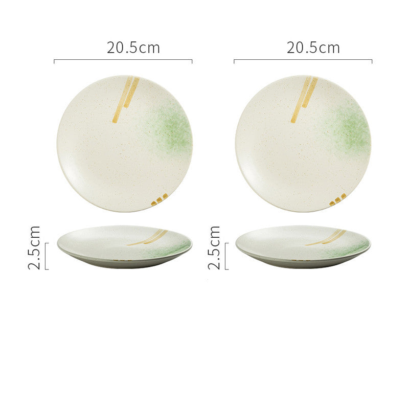 Japanese Tableware Household Ceramic Creative Steak Plate