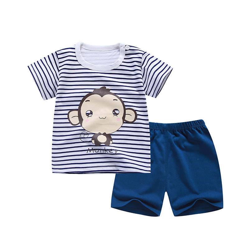 Children's short sleeve suit