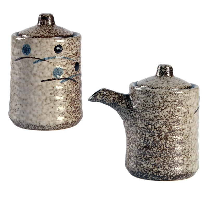 Seasoning Soy Sauce Ancient Simple Japanese Ceramic Oil Pot