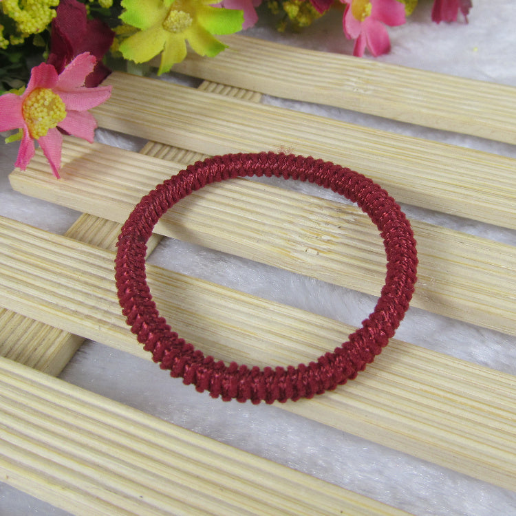 Fashion Hair Tie Cord Unembellished Elastic Band