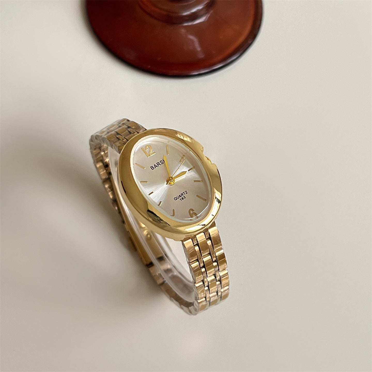 Elegant Big Diamond Watch Women's High-grade Light Luxury