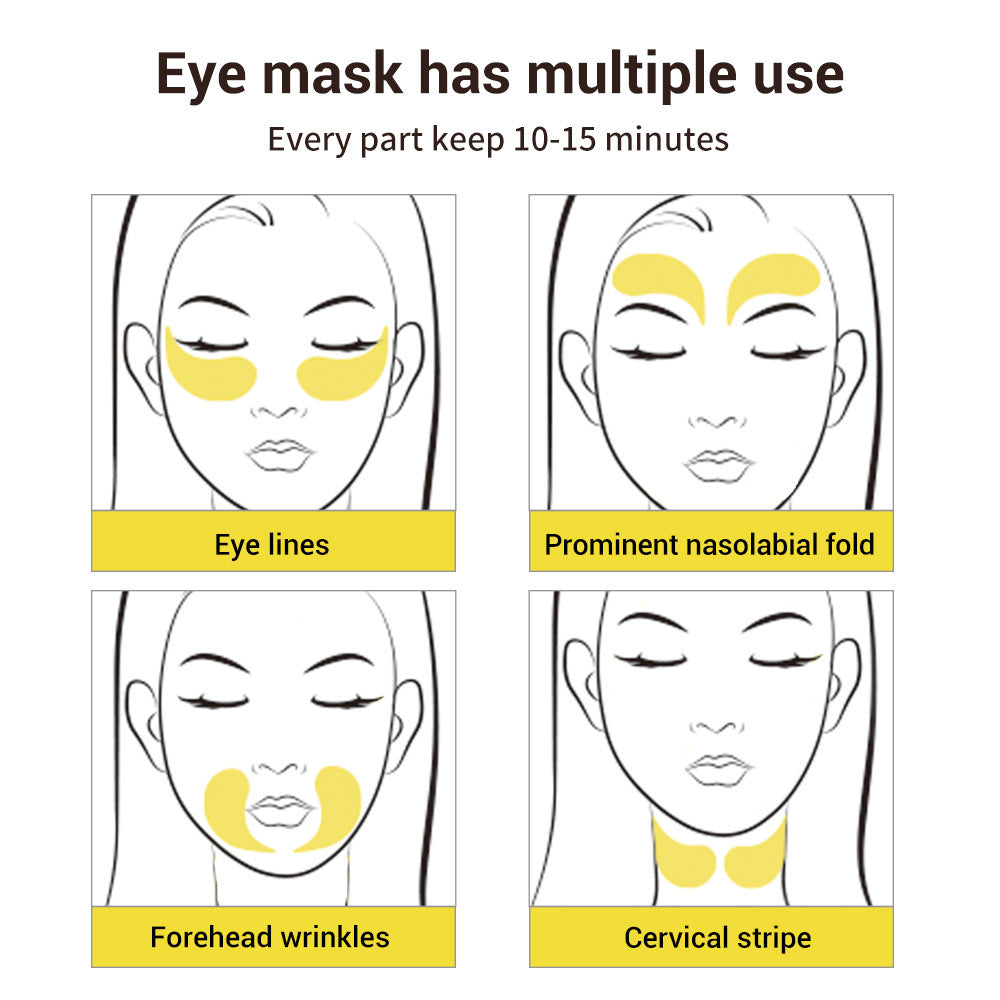 Collagen Removal Eye Puffiness Wrinkles Eye Circles Retinol Vc Hyaluronic Acid Mask