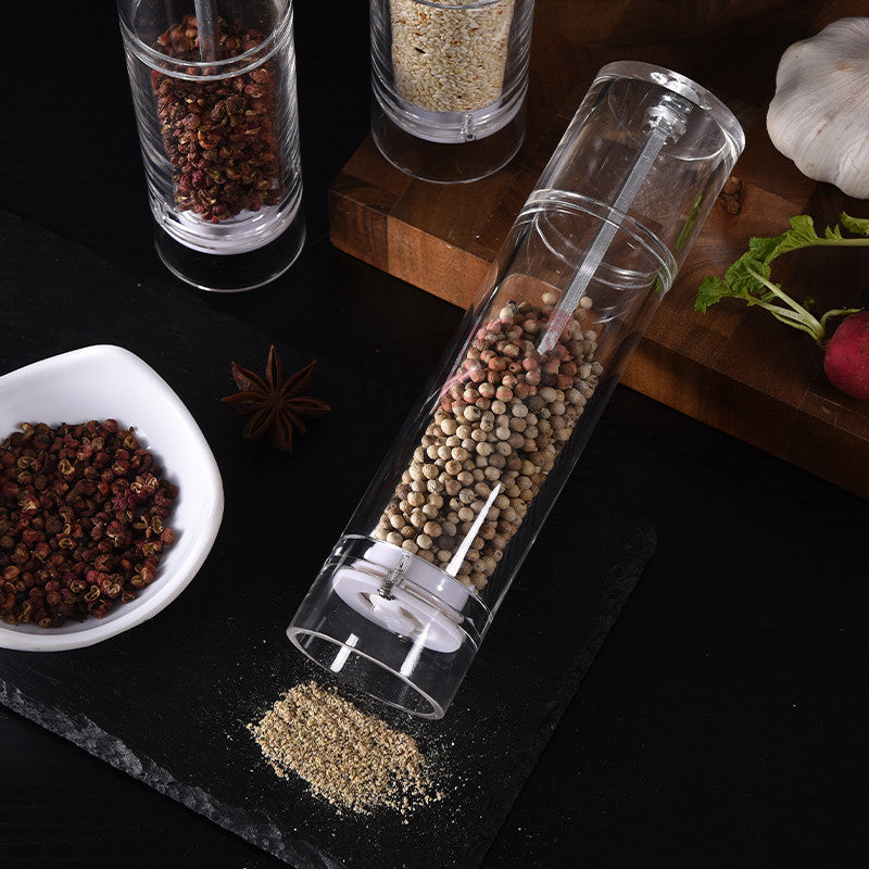 Acrylic Grinder Cylindrical Transparent