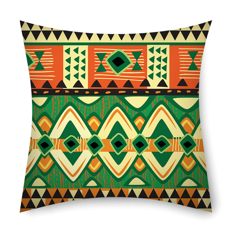 African Tribal Stripes Ethnic Pattern Pillow