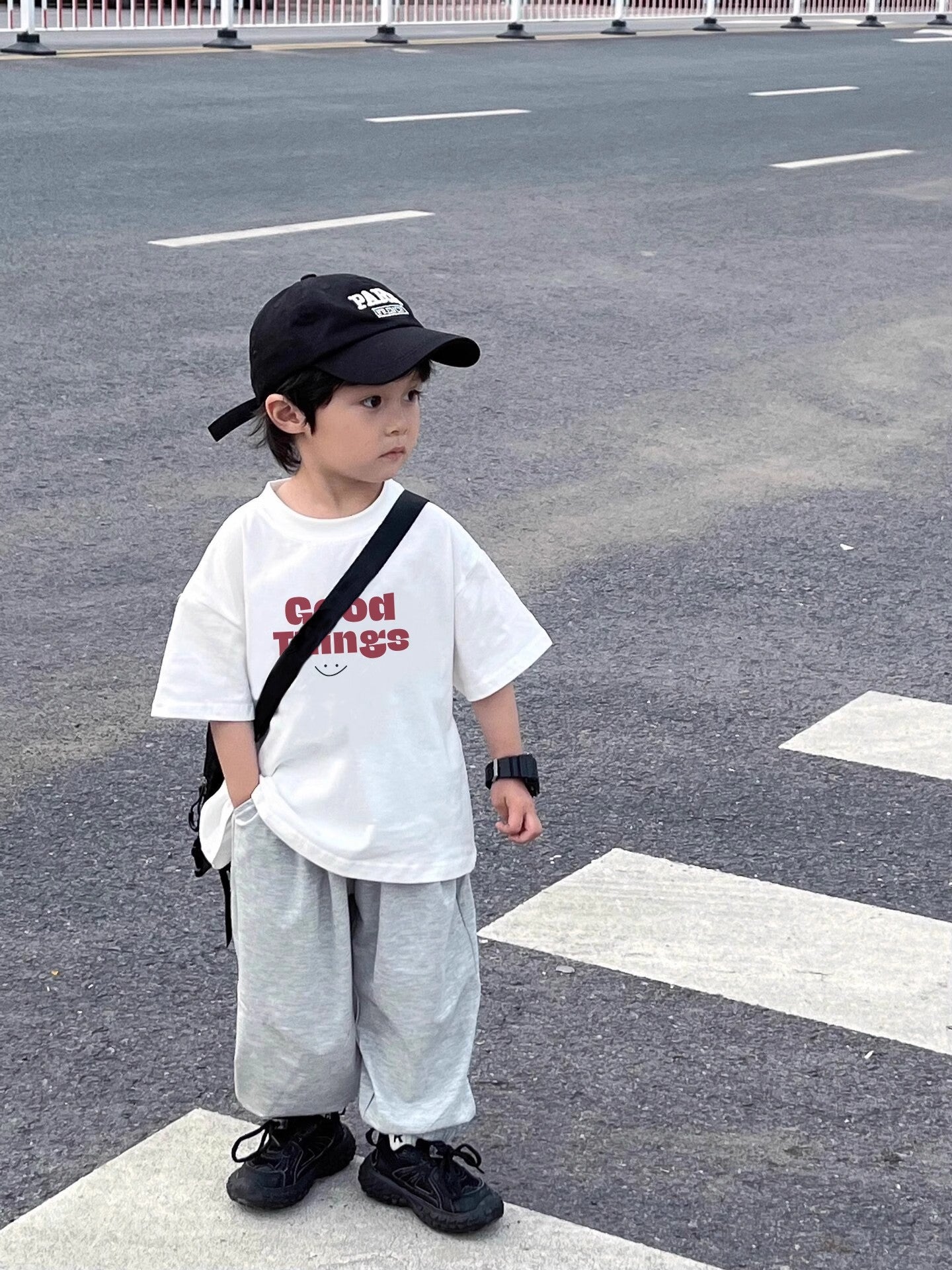 Boys Short-sleeve T-shirt Casual Versatile Top