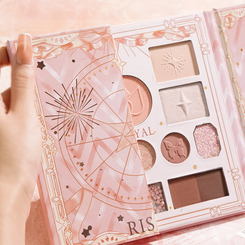 Time Eyeshadow Palette Highlight Blush One Matte Glitter