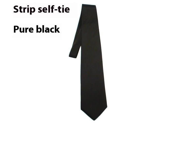 8CM Tie Men's Formal Wear Business Black Suit Hand Tie Work - Eshtree