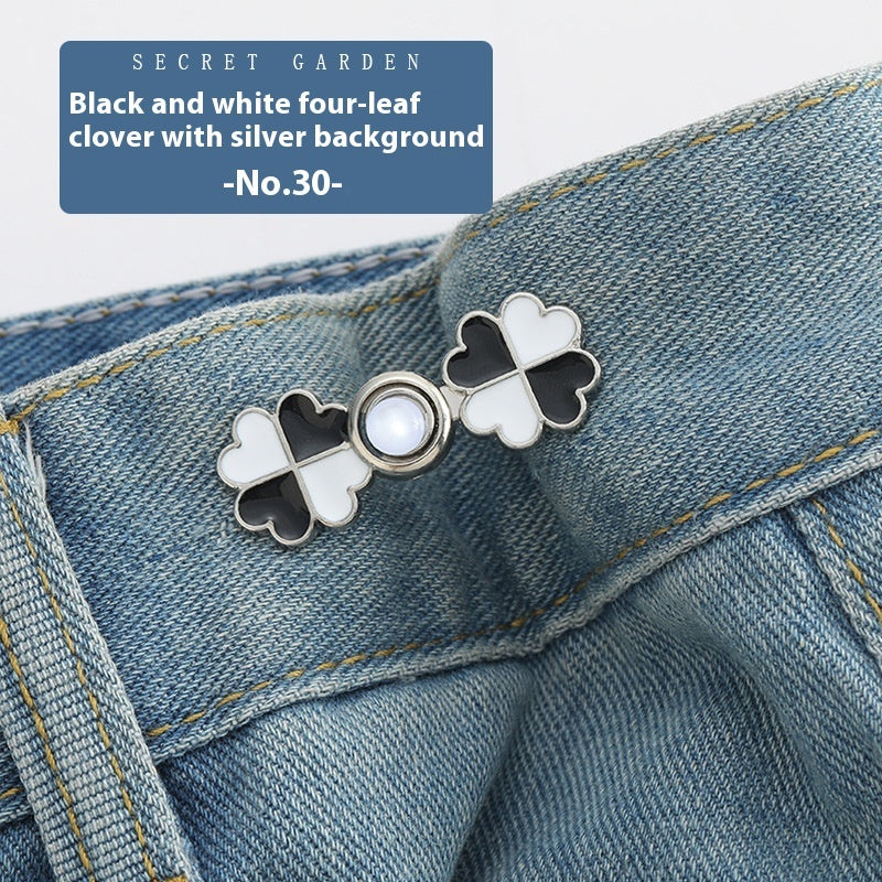 Waist Button Metal Buckle Nail-free Snap Fastener