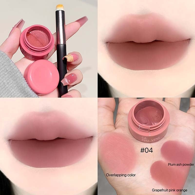 Soft-focus Dual-tone Matte Lip Glaze With A Frosted Texture