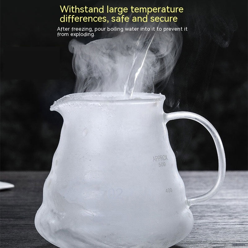 Borosilicate Glass Hand Made Maker Cloud Pot Filter Cup Filter Coffeepot Household Coffee Pot