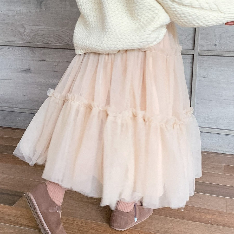 Girl's Cake Skirt Baby Puffy Mesh Skirt
