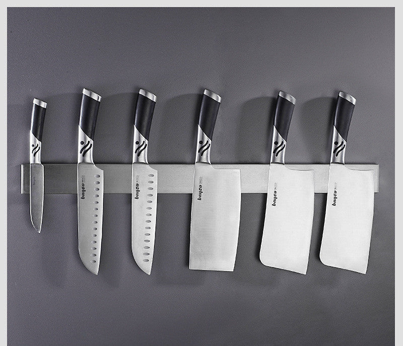 Magnet Knife Holder Kitchen Wall-mounted Perforation-free Magnetic Knife Storage Rack Magnet