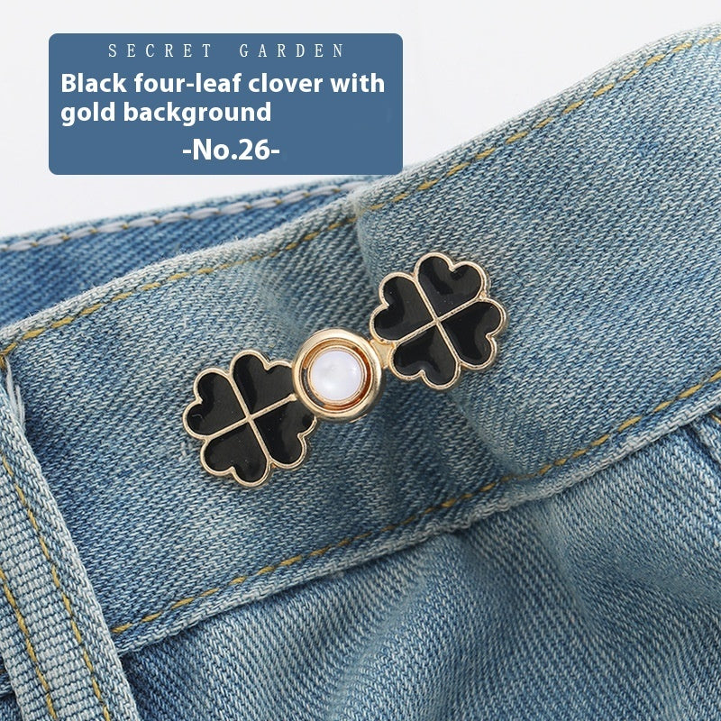 Waist Button Metal Buckle Nail-free Snap Fastener