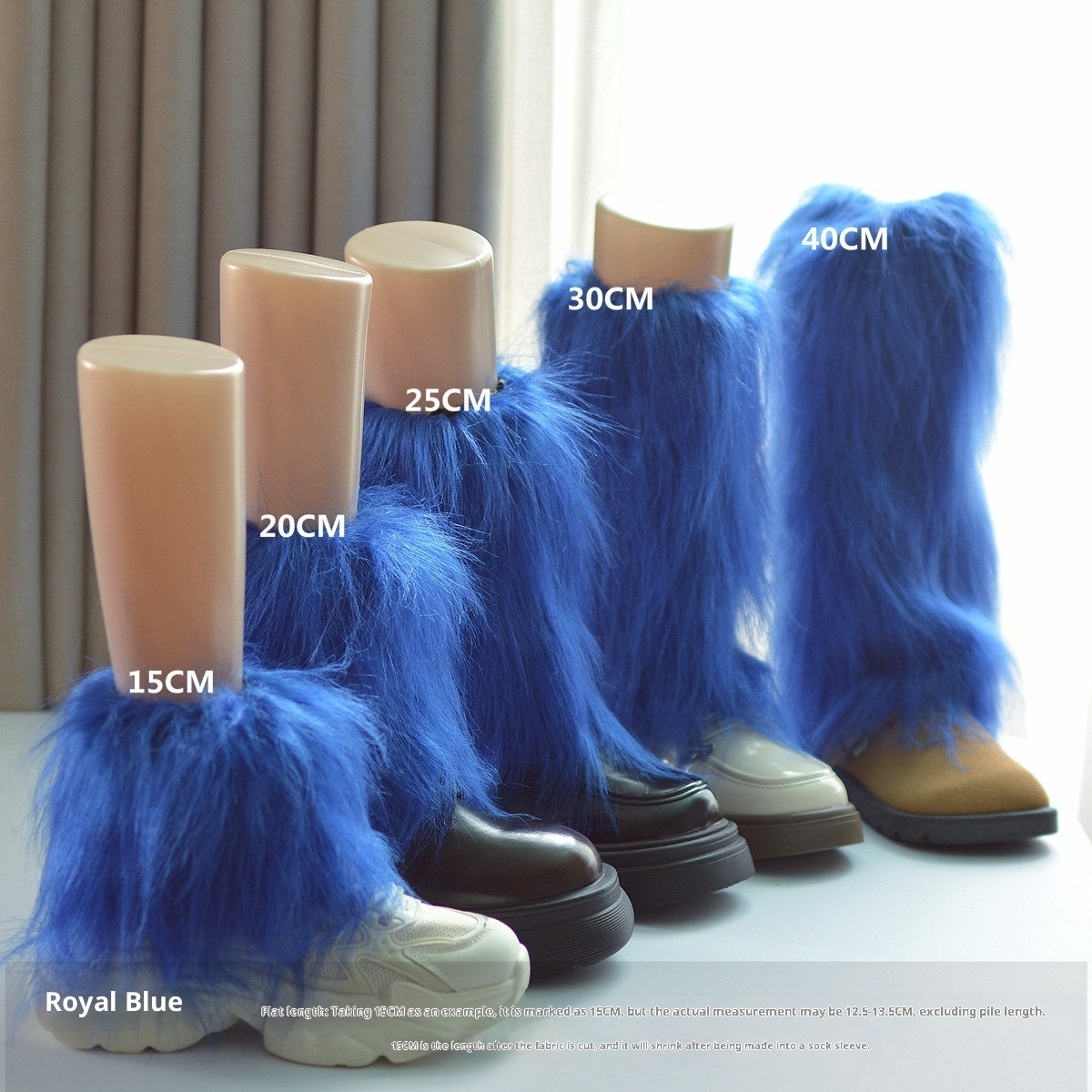 Autumn-Winter Warm And Thickening Catwalk Show Plush Leg Warmer