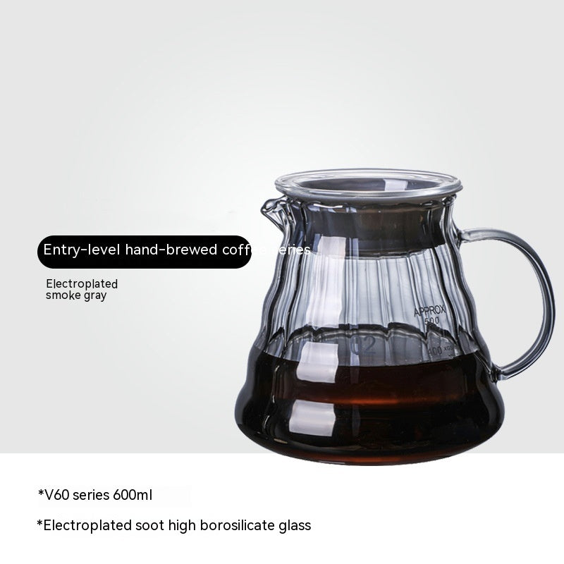 Borosilicate Glass Hand Made Maker Cloud Pot Filter Cup Filter Coffeepot Household Coffee Pot