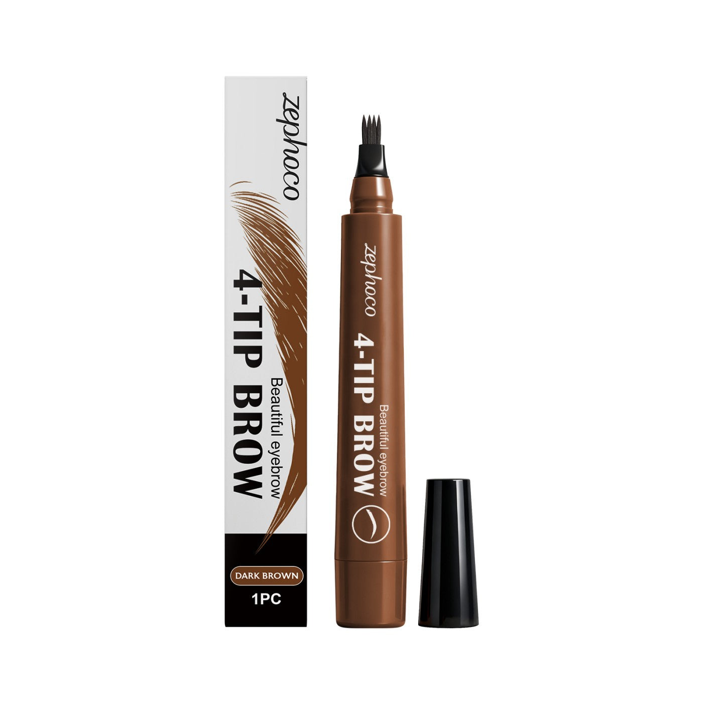 Four-fork Waterproof Eyebrow Pencil
