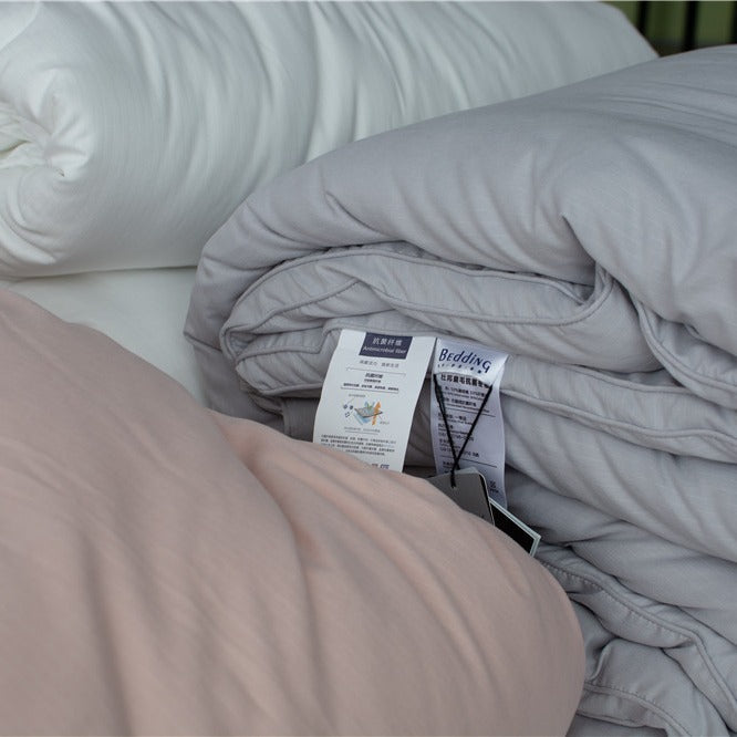 Thickened DuPont Fiber Faux Goose Down Winter Quilt For Warmth