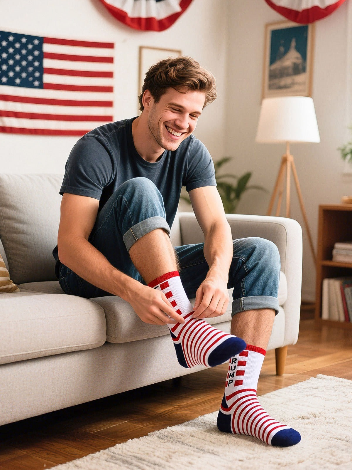 3 Pairs Funny Socks, 4th Of July Sock Unisex Novelty Stylish Patriotic Sock America Keep Gift For Men Women Amazon Cannot Be Listed