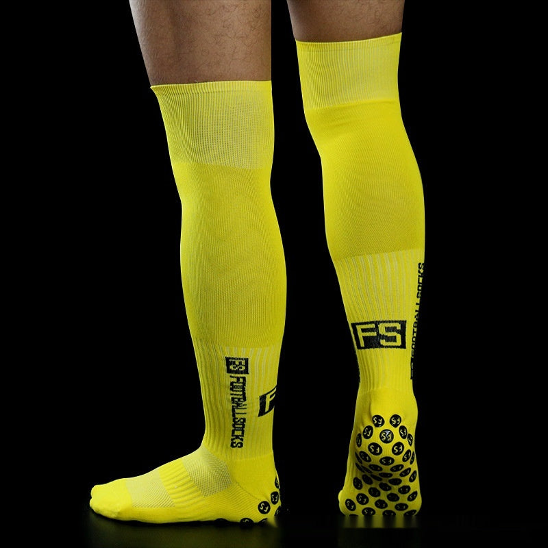 Anti-slip Dispensing Soccer Socks Long Knee-length Football Match Training Socks