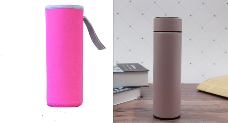 LED touch display temperature water cup