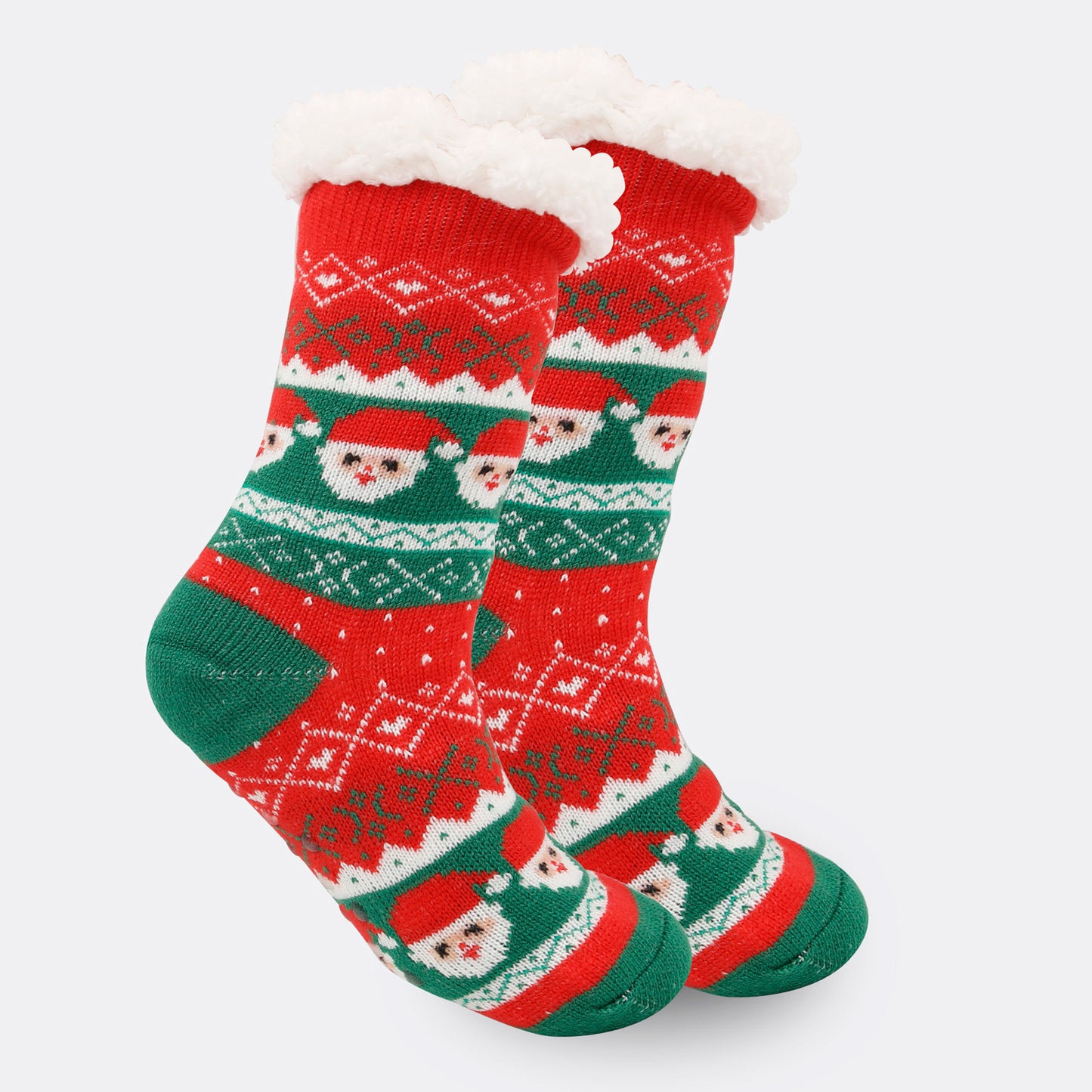 Christmas Women's Thickened Fleece-lined Room Socks