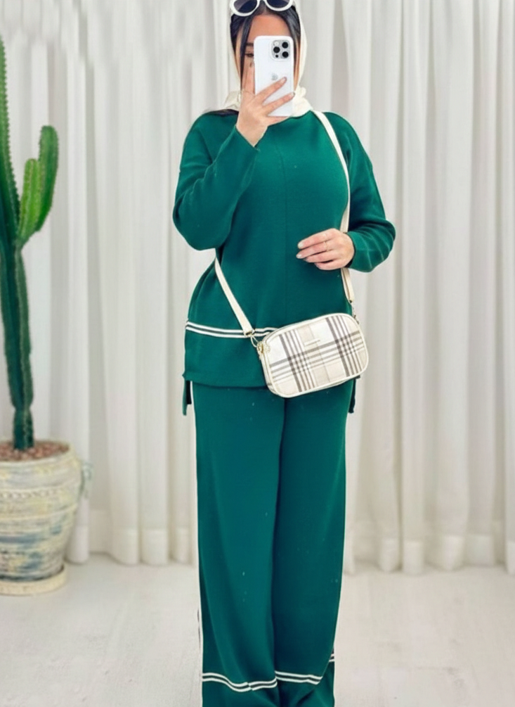 طقم كاجوال حريمي أنيق مناسب للمشاوير والخروج