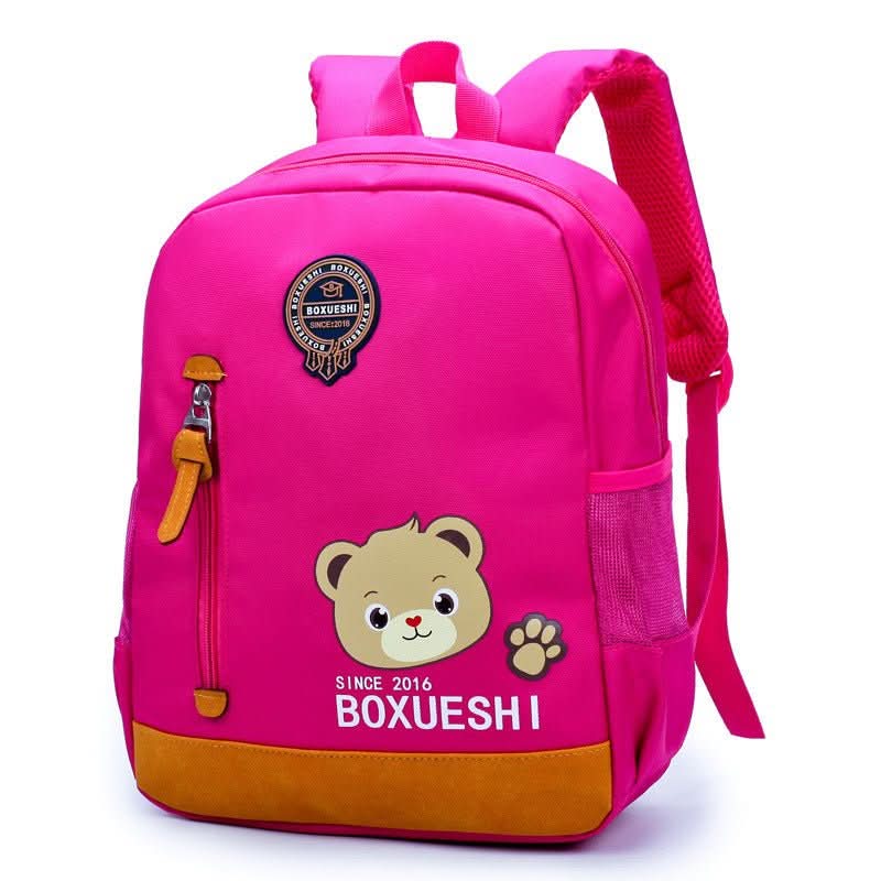 A cartoon bear nursery school schoolbag, schoolbag, schoolboy, boy and boy, baby boy and baby travel back - Eshtree