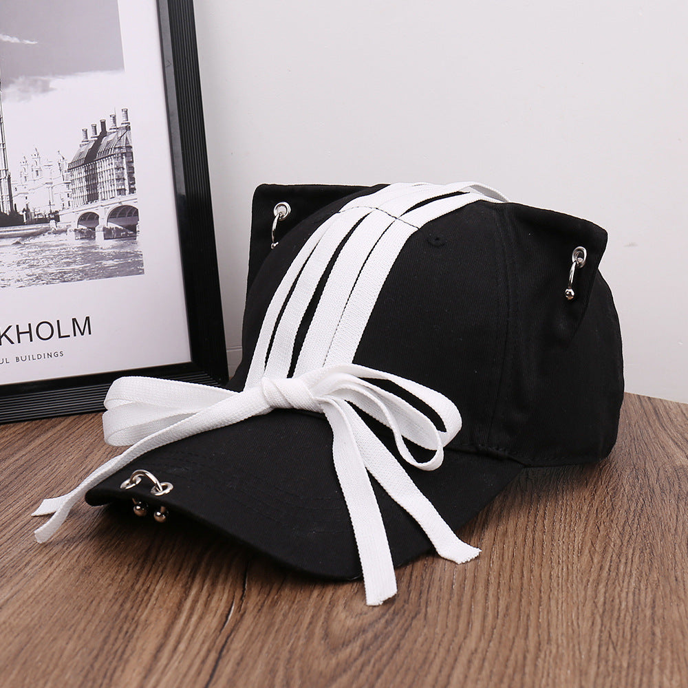 Three-dimensional Ear Straps Decorative Niche Baseball Cap