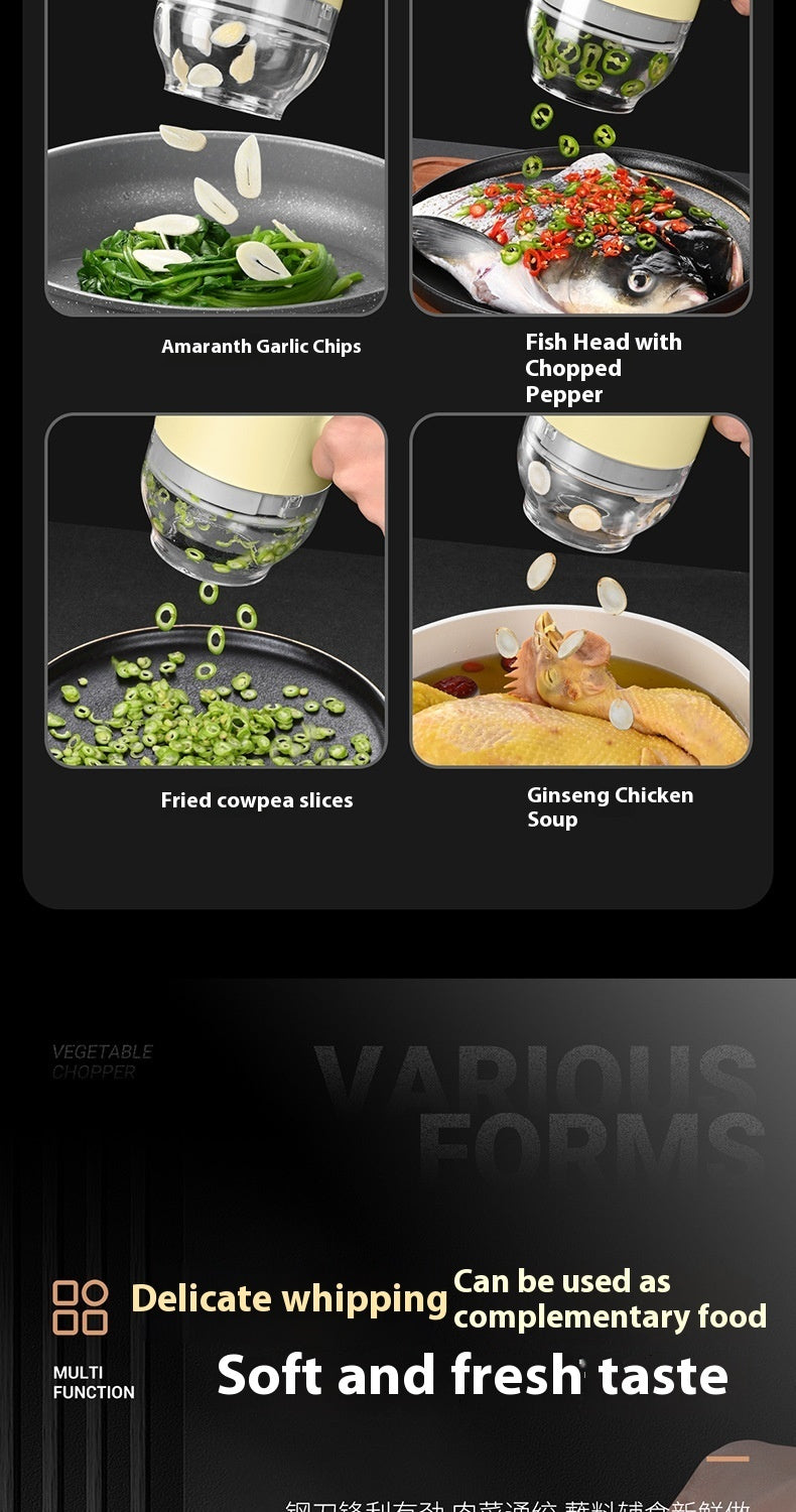 Wireless Garlic Grinder Electric Knife Mill