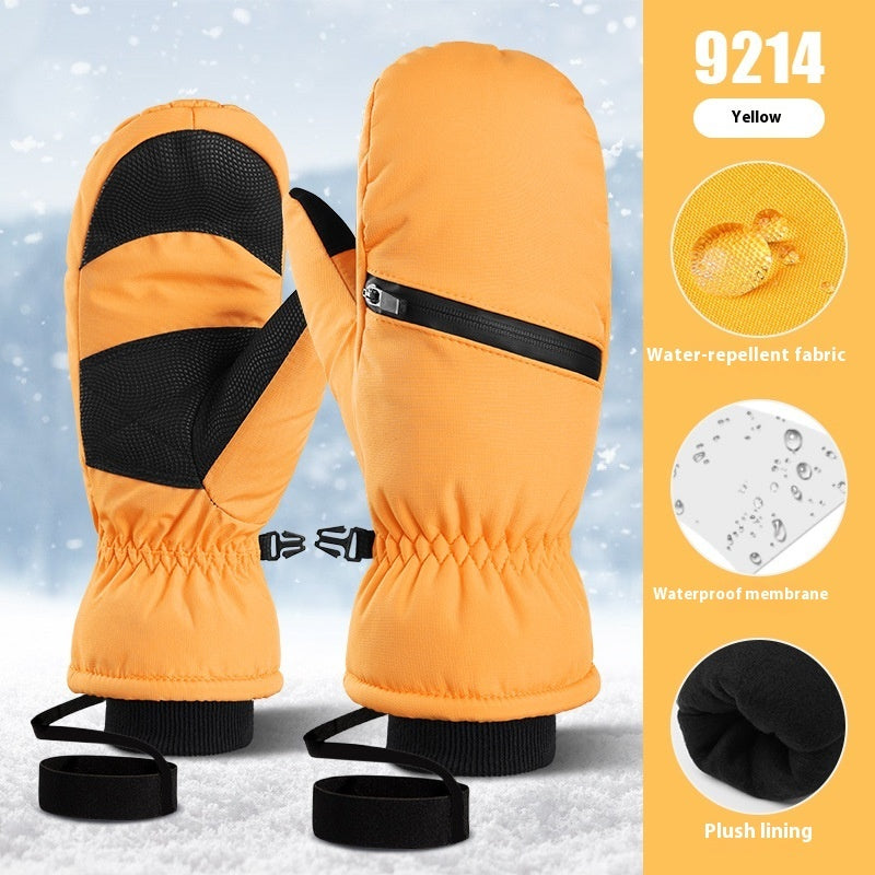 Cold-proof Finger Touch Screen Warm Ski Gloves
