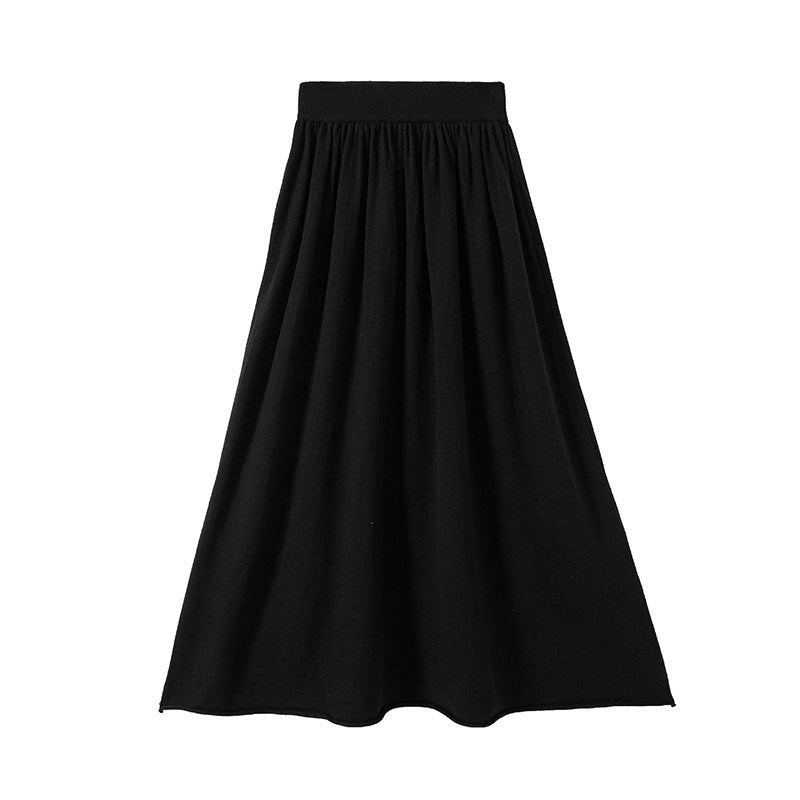 Women's Polyester Blended Fall Winter Skirt