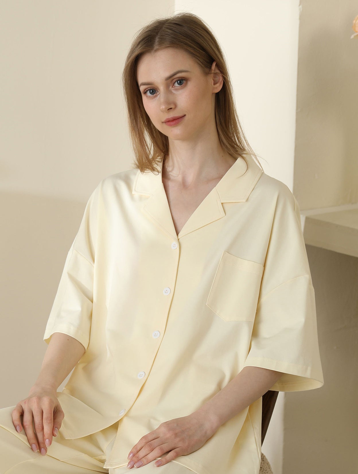 Couple Plus Size Loose Pajamas Cotton Homewear