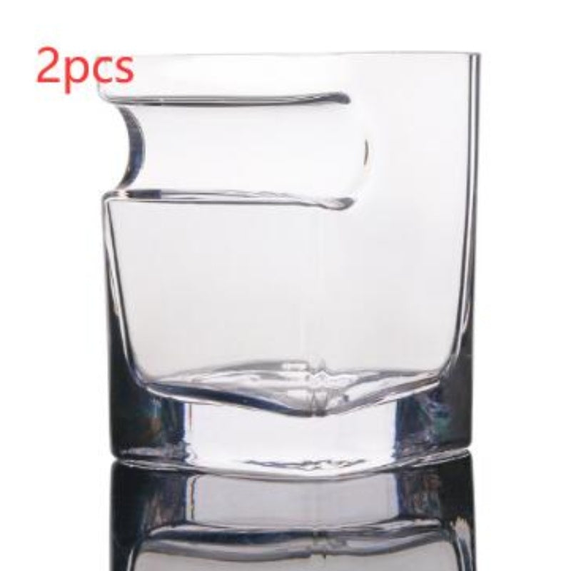 Creative whisky cigar glass