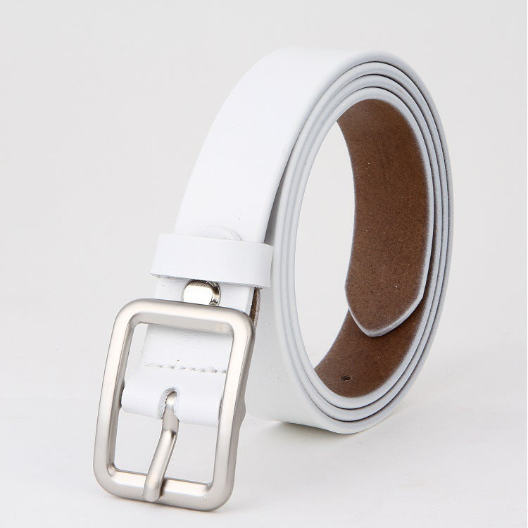 Two-layer Cowhide Women's Belt Belt Commuter Decoration