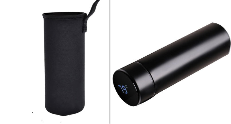 LED touch display temperature water cup