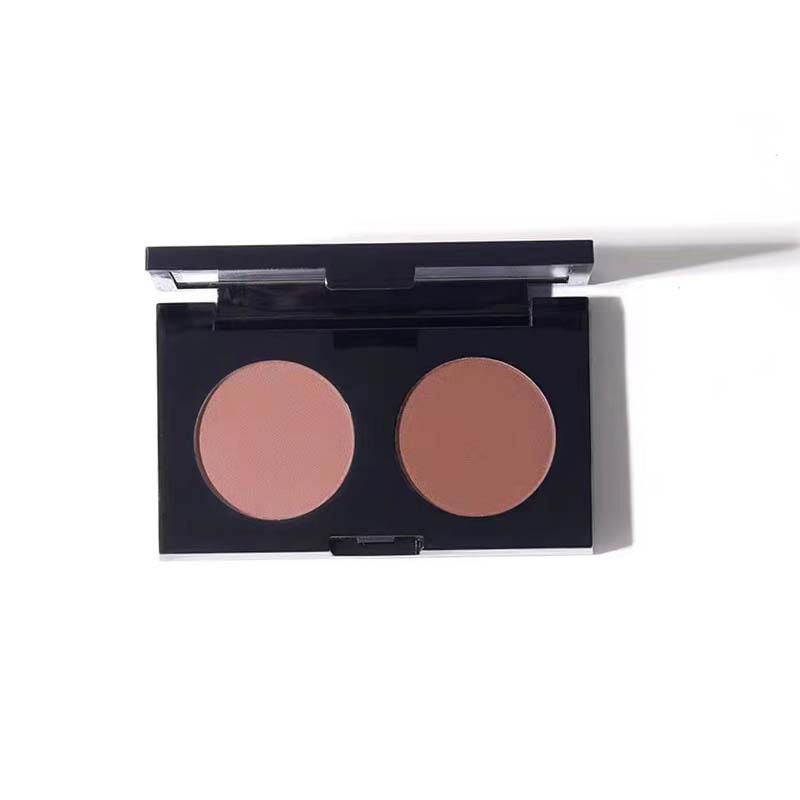 Matte Low-saturation Portable Dual-color Eyeshadow Palette