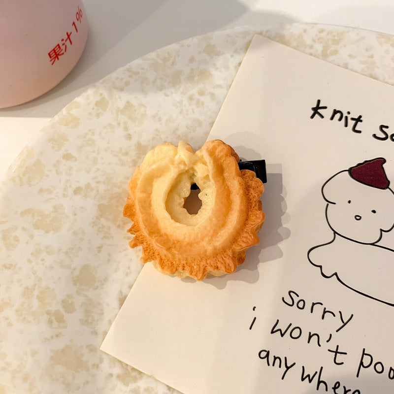 Biscuit Side Clip Hairpin Interesting And Funny